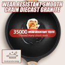 idrop [ 32CM ] Diecast Granite Nonstick Cooking Pot + Steamer Layer / Periuk Masak + Stim Masak Tidak Lekat / 32CM渐变麦饭石不粘炒锅 (含蒸笼和硅胶铲)