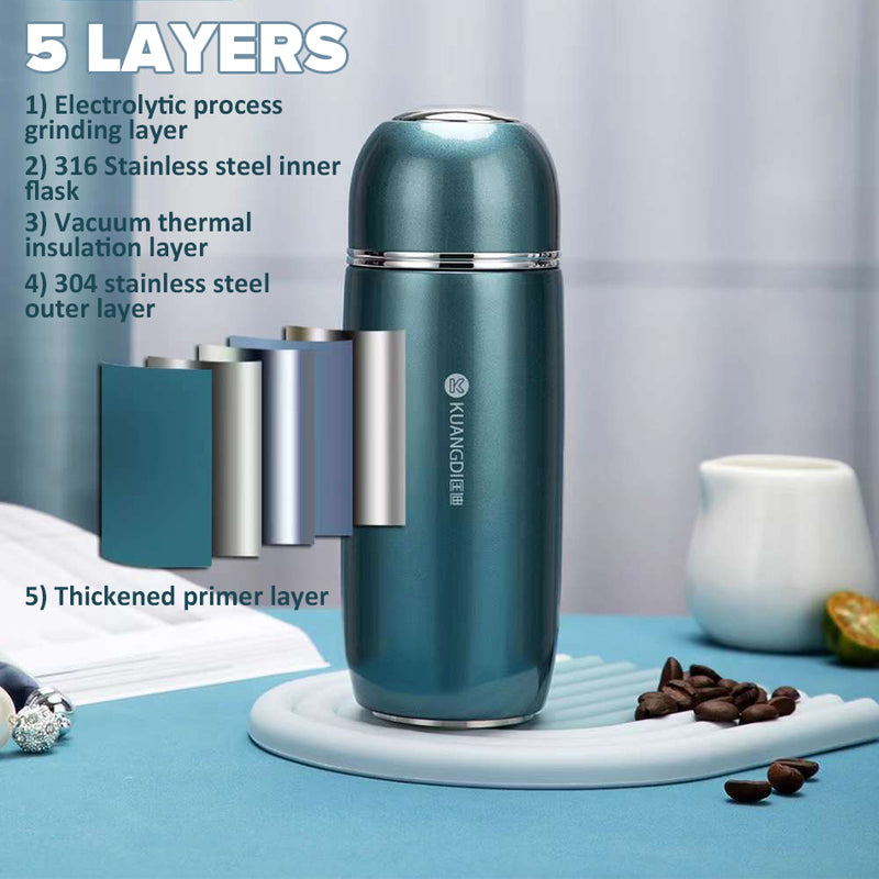 idrop [ 170ml ] Vacuum Drinking Flask Cup Stainless Steel 316 + 304  / Cawan Botol Minum Keluli Tahan Karat / 170ML真空休闲杯(316+304)