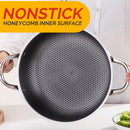 idrop [ 28CM / 30CM ] Stainless Steel Honeycomb Hot Pot Periuk Hot Pot / Keluli Tahan Karat Corak Honeycomb / 不锈钢蜂窝火锅