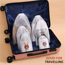 idrop [ 10PCS Pack ] Bear Frosted Drawstring Bag Waterproof Travel Pack / Beg Mudah Alih Kalis Air / 小熊磨砂抽绳袋