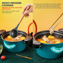 [ 26CM / 28CM ] Micro Pressure Cooker Pot / Periuk masak Tekanan Mikro / 不粘锅压力锅汤锅电磁炉燃气通用锅用家用