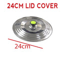 idrop [ 24CM / 30CM ] Stainless Steel Inner Full Honeycomb Nonstick Double Ear Frying Pan / Periuk Kuali Keluli Tahan Karat Tidak Lekat / 24CM 30CM不锈钢内全满蜂窝双耳煎锅