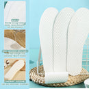 idrop [ 10PCS ] Disposable Pulp Shoe Insole Breathable & Moisture Absorption Foot Pad / 10 Keping Alas Tapak Kasut Pakai Buang Serap Air / 一次性纸浆鞋垫木浆防臭吸湿排汗超薄男女款透气卫生批发吸汗鞋垫