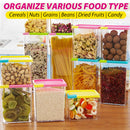 idrop [ 6PCS ] Grain & Cereal Food Dispenser Storage Box / Bekas Makanan Pelbagai Saiz / 六件套塑料储存罐