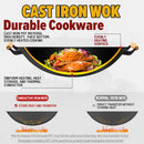 idrop [ 40CM 42CM ] Round Iron Cooking Wok / Kuali Masak Bulat / 新款陆一川铁锅