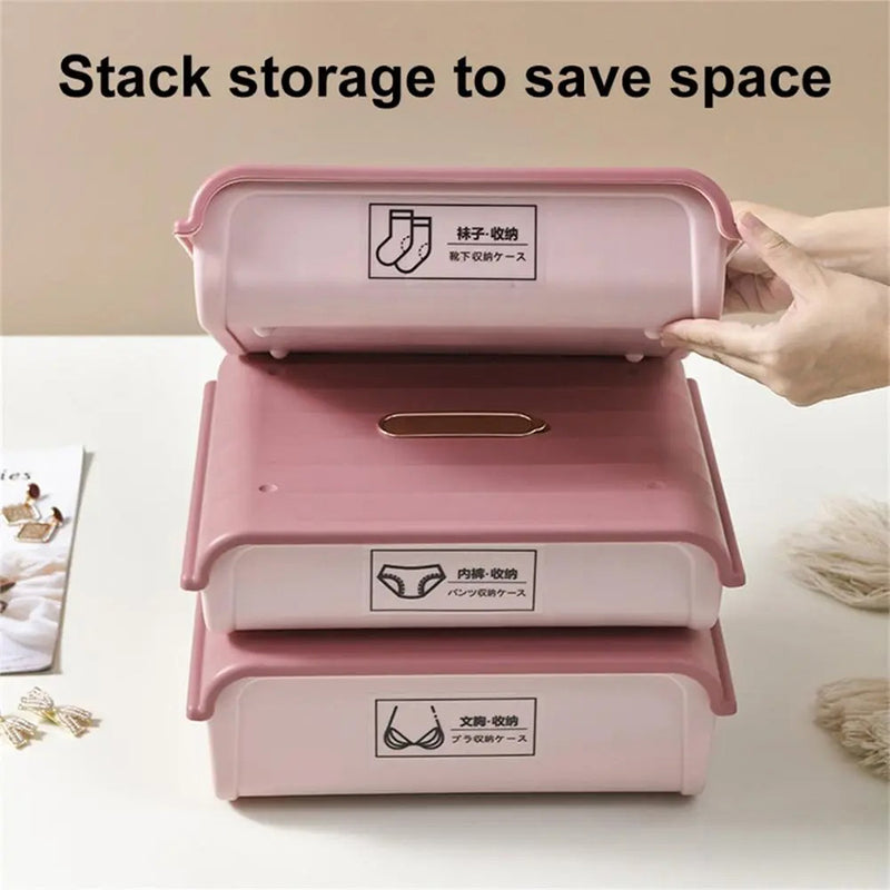 idrop [ 15 Grid ] Sock Storage Box With Organizing Grid / Kotak Bekas Penyimpanan Stokin Dan Pakaian Kecil / 袜子收纳盒有格
