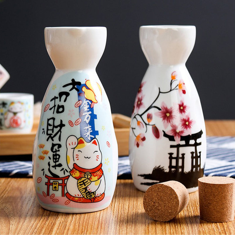idrop Japanese Ceramic Sake Pot Set / Set Seramik Minum Sake Jepun / 日式陶瓷清酒壶套装