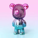 idrop USB Rechargeable Gradient Color Bear Fan / Kipas USB Beruang Warna Warni / USB充电渐变色小熊风扇