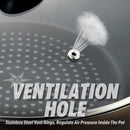 idrop [ 34CM ] Tempered Glass Frying Pan Lid Cover / Penutup Periuk Masak / 钢化玻璃煎锅盖