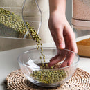 idrop [ 500ml ] Easy Buckle Plastic Rectangle Sealed jar ( 2pcs / 4pcs ) / Bekas Simpanan Makanan Kering 500ml / 0.5L塑料易扣密封罐