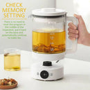 idrop 1.5L Multifunctional Health Glass Pot 800W / Cerek Elektrik Kaca Pelbagai Guna / 1.5L多功能养生壶(800W)(不锈 钢漏/玻璃杯杯)