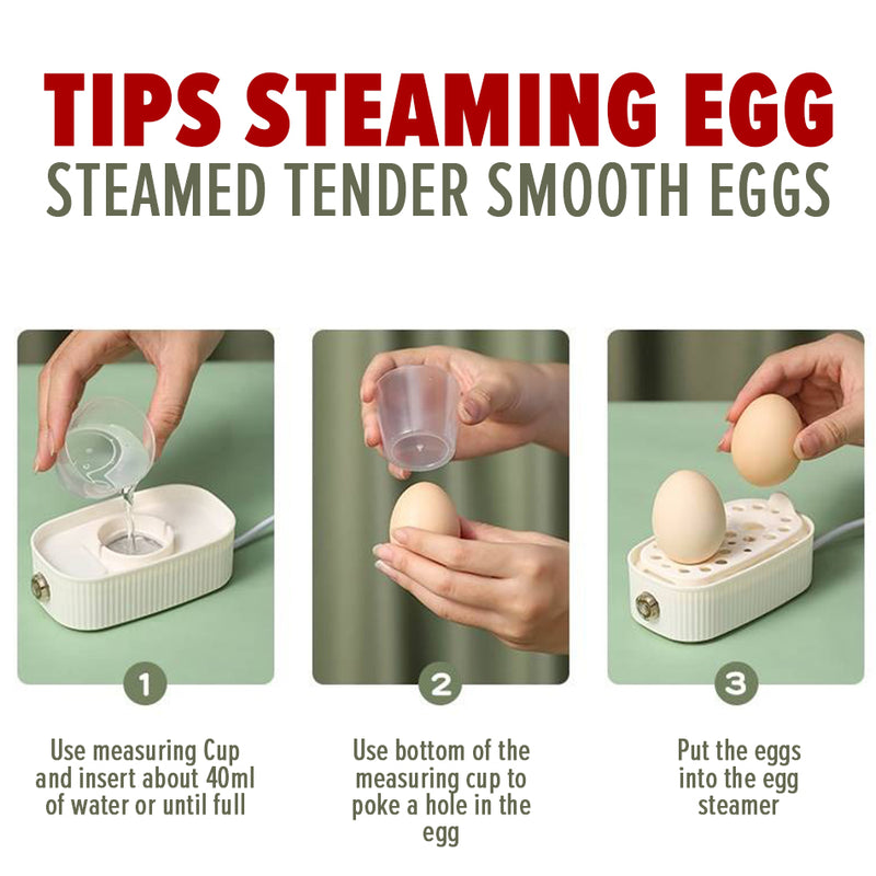 idrop Mini Egg Steamer Cooker / Alat Pengukus Telur / 迷你蒸蛋锅