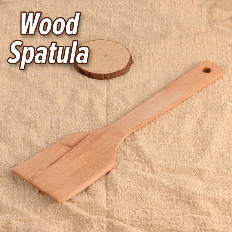 idrop 29CM Wooden Spatula / Spatula kayu 29CM / 29CM木质锅铲