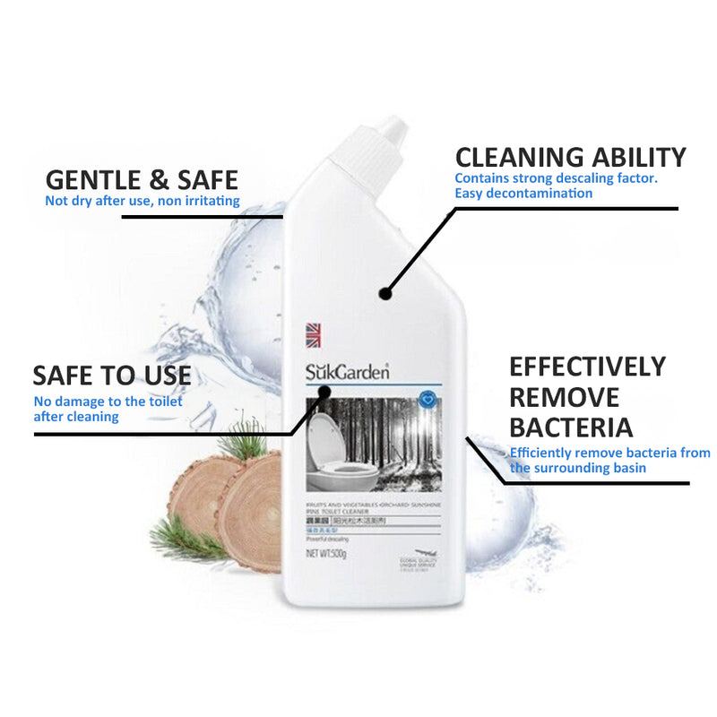 idrop 500g 3Pcs Sunshine Pine Toilet Cleaner / Pencuci Jamban Tandas / 500G蔬果园阳光松木洁厕剂3支 装(强效去垢型)