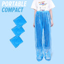 idrop Disposable Waterproof Full Cover Rain Pants / Seluar Hujan Kalis Air pakai Buang / 一次性防水全覆盖雨裤