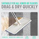 idrop Household Flat Cleaning Mop Hands Free / Mop Lantai Nipis / 刮刮乐拖把