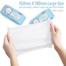 idrop Cleaning Wipe Cleansing Wipe Baby Wipes and Moist Toilet Paper [ 8 Packs X 8pcs Per pack ] / Kain Cuci Lap Pakai Buang / 手口清洁湿巾(8片 *8包)