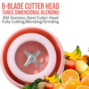 idrop [ 500ml ] Folding Collapsible Compact Portable Electric Juicer / Pemerah Jus Buah Elektrik Senang Lipat / 500ML便携榨汁机(六刀)(伸缩榨汁 机)