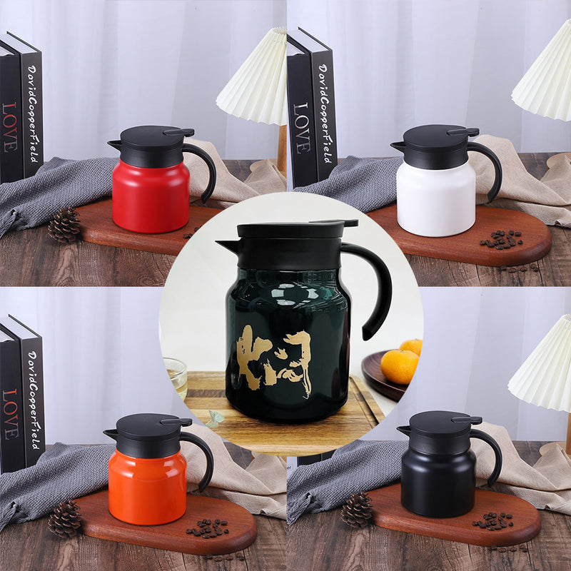 idrop [ 1000ml ] Tea Pot Stainless Steel 316 Kettle / Cerek Air Teh Keluli / 1000ML不锈钢茶水分离保温咖啡壶(316)