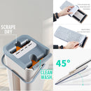 idrop Household Flat Cleaning Mop Hands Free / Mop Lantai Nipis / 刮刮乐拖把