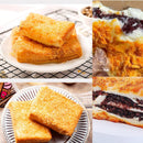 idrop Breakfast Meat Floss Bread Purple Rice Stuffing And Cheese Filling / Roti Serunding Daging Berinti / 肉松糕点营养早餐面包整