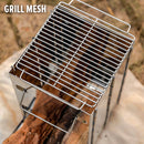 idrop [ Small / Large ] Outdoor Portable Foldable Wood Stove / Dapur Masak Bakar Kayu Mudah Alih Boleh Lipat / 户外不锈钢折叠柴火炉登山露营野炊烧烤炉烧水炉明火