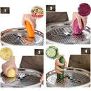 idrop 28CM Stainless Steel Multifunction Wash Basin Bowl /  Mangkuk Besen Basuh Pelbagai Fungsi Keluli Tahan Karat 28CM / 28CM不锈钢多功能洗脸盆碗