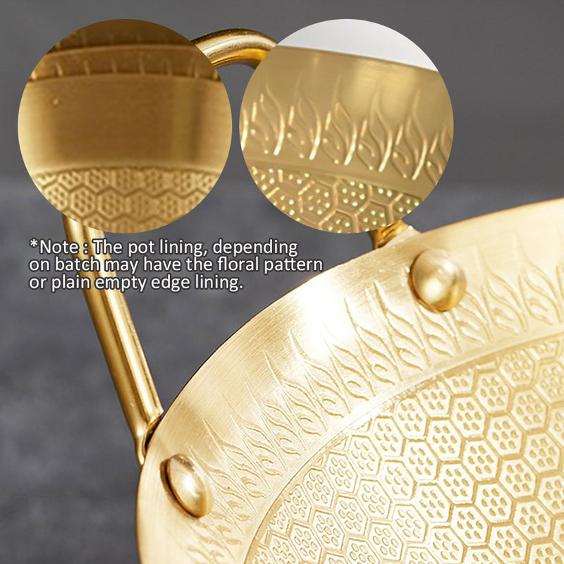 idrop Golden Nonstick Honeycomb Anti Scratch Resistant Kitchen Cooking Wok / Periuk Memasak Honeycomb Masak Tidak Lekat  / 金色不粘蜂窝防刮耐厨房烹饪炒锅
