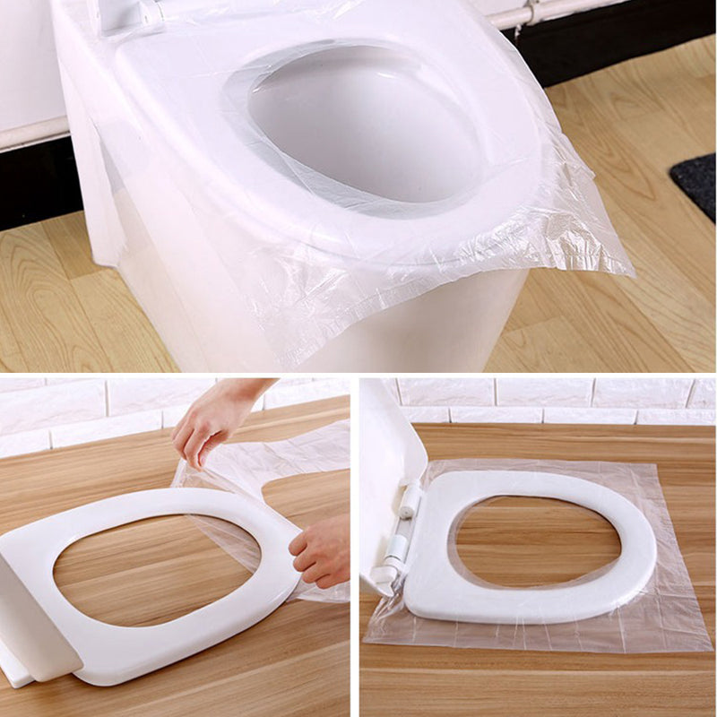 idrop [ 30pcs ] Toilet Seat Disposable Waterproof Cover Travel Supply / Alas Tempat Duduk Jamban Tandas kalis Air Pakai Buang / 一次性马桶垫防水马桶套孕产妇坐垫纸厕所坐便器坐便套旅行用品