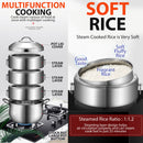 idrop [ 3 LAYER ] 32CM  Cooking Steamer Pot / Periuk Memasak Stim Bertingkat / 32CM节能原味锅(3层蒸锅)(304)