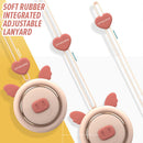 idrop Cute Bear Lanyard Fan Mini Rechargeable USB Portable Fan / Kipas Kecil Mudah Alih Corak Beruang / 萌趣小熊挂绳风扇