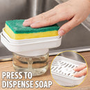 idrop [ 280ml ] Press Dish Soap Dispenser [ ROUND DISPENSER) / Bekas Sabun Pencuci Pinggan / 圆形按压出液洗碗皂盒280ML