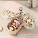 idrop [ 3 LAYER ] Rotating 360 Jewelry Plastic Storage Box / Kotak Penyimpanan Barang Kemas Boleh Putar /