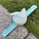 idrop Small Watch USB Mini Fan / Kipas USB Jam Lengan / 啪啪带卡通手表风扇