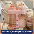 idrop 1600ml 2 IN 1 Double Bottle Drinking Flask Dual Water Cup / Botol Minuman Dua Dalam Satu / 1600ml 二合一双瓶饮水瓶双水杯
