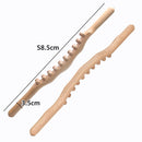 idrop Body Massage Stick 20 Beads / Kayu Urut Badan 20 Biji Urut / 原木刮痧板按摩棒20珠58.5CM