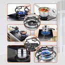idrop Kitchen Stove Movement Rack & Cast Iron Ring & Rack Cover / Rak Alas Dapur Masak / 圆活动架(炉架) & 第四代防滑铸铁辅助架(炉架) & 9孔聚火防风节能罩
