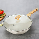 idrop [ 32CM ] Octagonal Pot Maifan Nonstick Flat Bottom Pot / Periuk Masak Nasi Maifan Tidak Lekat / 网红八角锅 麦饭石不粘锅 家用多功能平