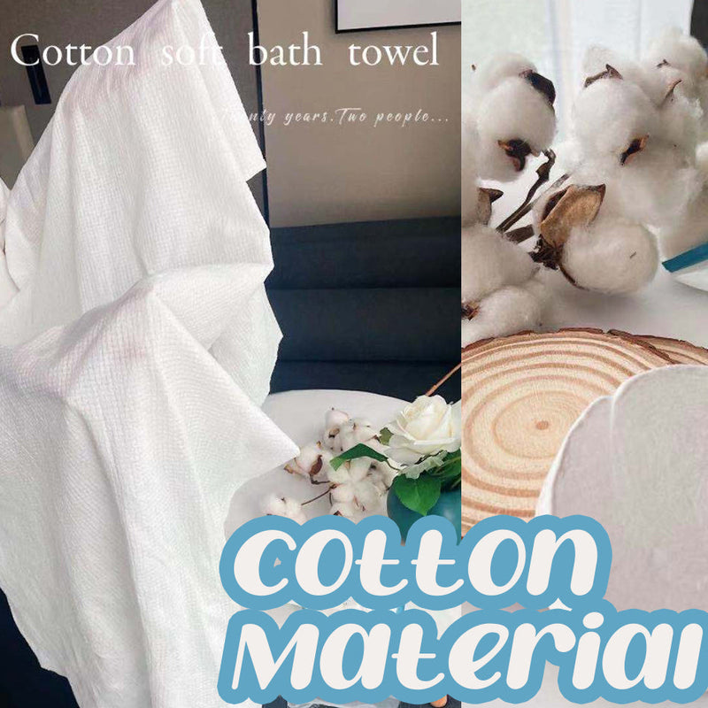idrop Disposable Cotton Soft Bath Towel / Tuala Pakai Buang Kain Cotton / 一次性压缩浴巾毛巾纯棉加厚洗脸巾便携式旅行酒店洗澡巾