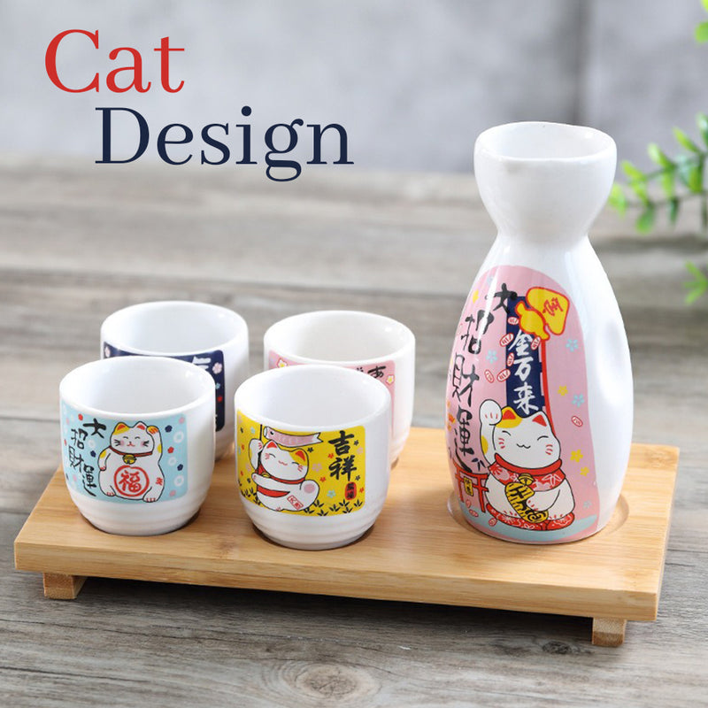 idrop Japanese Ceramic Sake Pot Set / Set Seramik Minum Sake Jepun / 日式陶瓷清酒壶套装