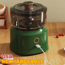 idrop  350ML Smart Electric Food Blender Chopper Processor USB Rechargeable / Mesin Pengisar Makanan Elektrik Boleh Mengecas / 350ML 智能电动食品搅拌机切碎机处理器 USB 可充电