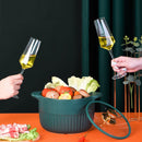 idrop Heat Resistant Casserole Ceramic Pot with Glass Lid [ 3L 4L 5L ] / Periuk Seramik Dengan Penutup / 玻璃盖耐热砂锅陶瓷锅