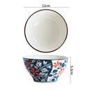 idrop [ 5PCS ] Japanese Style Ceramic Bowl Tableware Gift Box Set / Set Mangkuk Seramic Hadiah Saguhati /  (5P/BOX)日式和风餐具五陶瓷碗礼盒套装