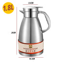 idrop [ 1.8L / 2.3L ] Stainless Steel Insulation Roman Pot Jug / Jag Air Keluli Tahan Karat / 1.8L & 2.3L不锈钢罗马壶(咖啡壶)(恒美达)