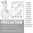 idrop Cute Bear Lanyard Fan Mini Rechargeable USB Portable Fan / Kipas Kecil Mudah Alih Corak Beruang / 萌趣小熊挂绳风扇