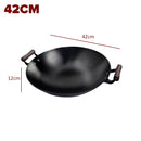 idrop [ 40CM 42CM 44CM ] Cast Iron Cauldron Cooking Wok / Kuali Kawah Besi Memasak / 铸铁大锅(真不锈土灶大锅)