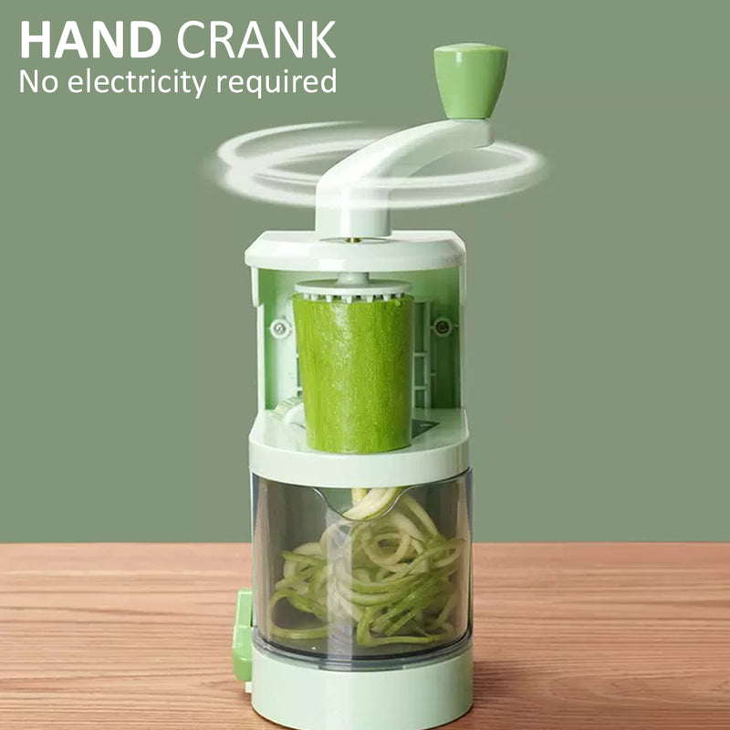 idrop Vegetable Spiral Cutter Slicer Hand Cranked with Suction Base / Pemotong Sayur / 手摇卷丝器(切菜器)