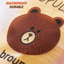 idrop [ 10PCS Pack ] Bear Frosted Drawstring Bag Waterproof Travel Pack / Beg Mudah Alih Kalis Air / 小熊磨砂抽绳袋