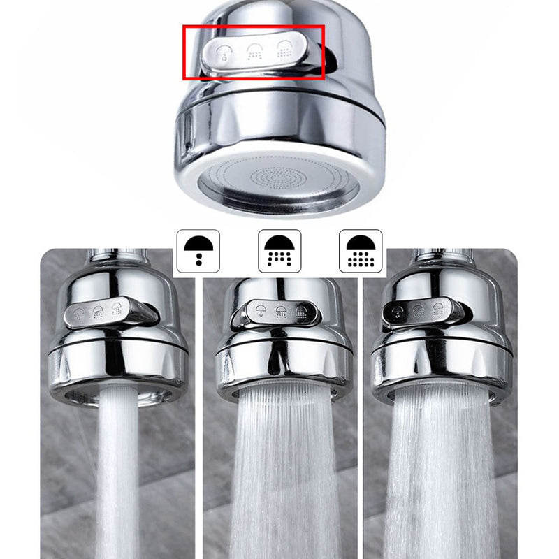 idrop [ 3 IN 1 ] Three Speed Booster Faucet Splash Proof Water Purifier Transparent / Kepala Paip Air 3 IN 1 dan Penapis / 三挡增压水龙头防溅净水器
