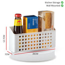 idrop Magnetic Plastic Storage Box Shelf (Magnet + Suction Cup) / Rak Kotak Penyimpanan Barang / 磁吸式塑料收纳盒1号(磁铁+吸盘